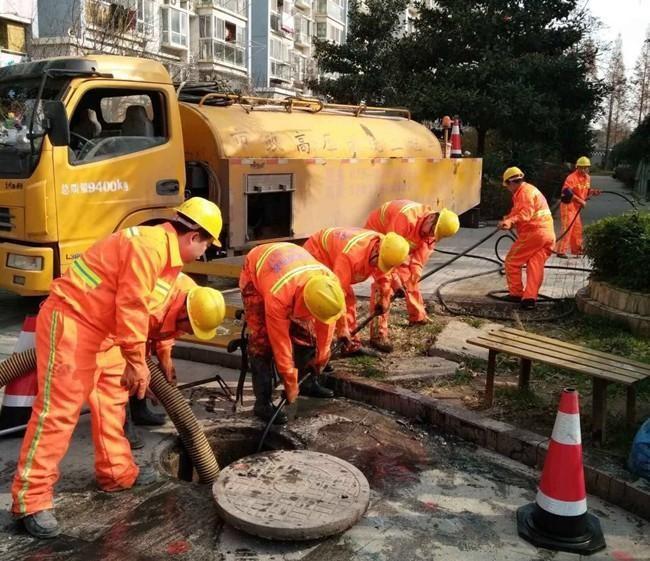 克井镇市政管道清淤