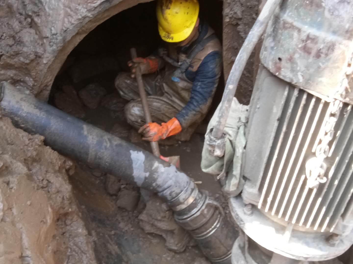 克井镇管道清淤