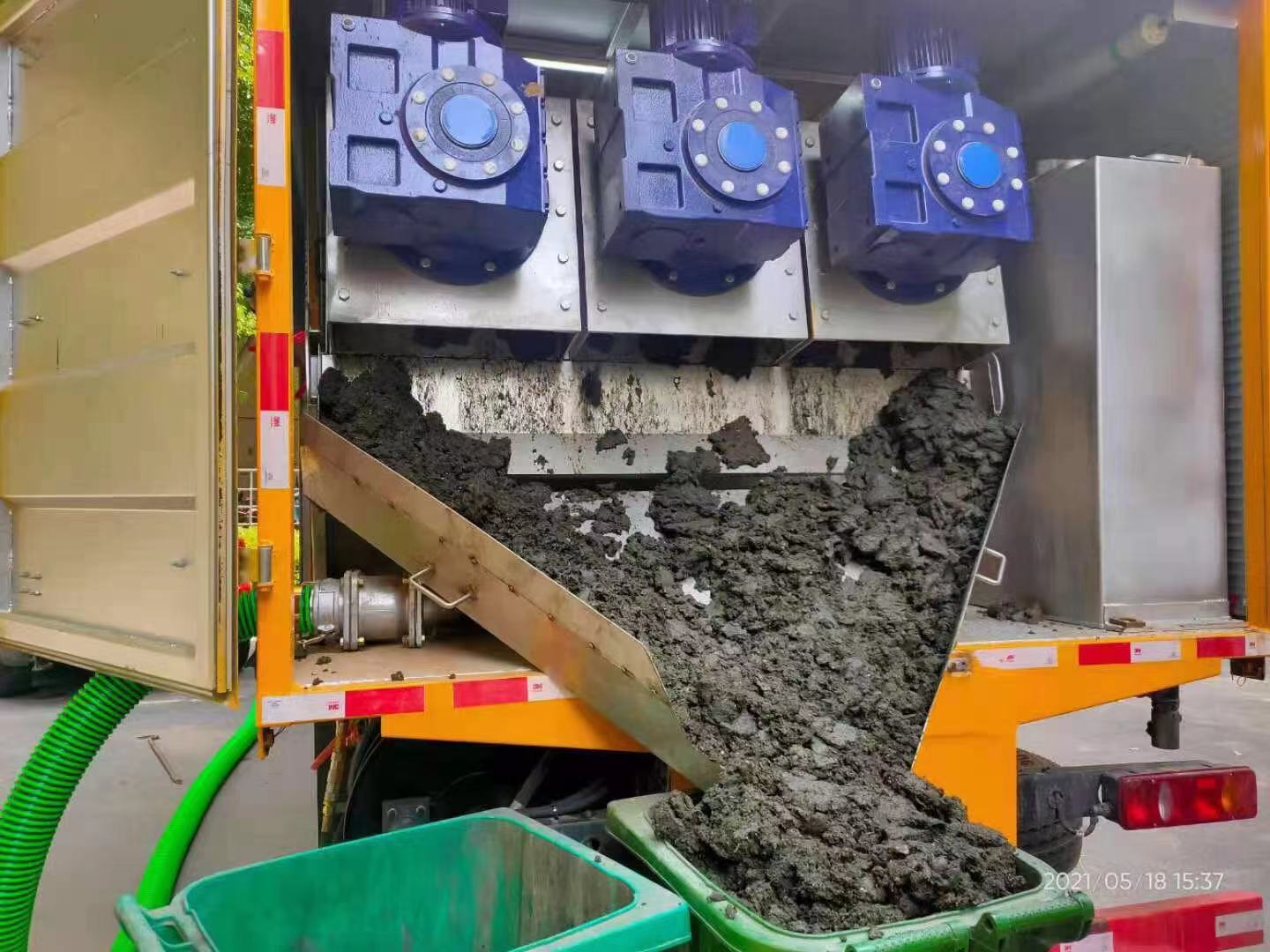 克井镇化粪池清掏城市维护站-泥浆净化干湿分离处理